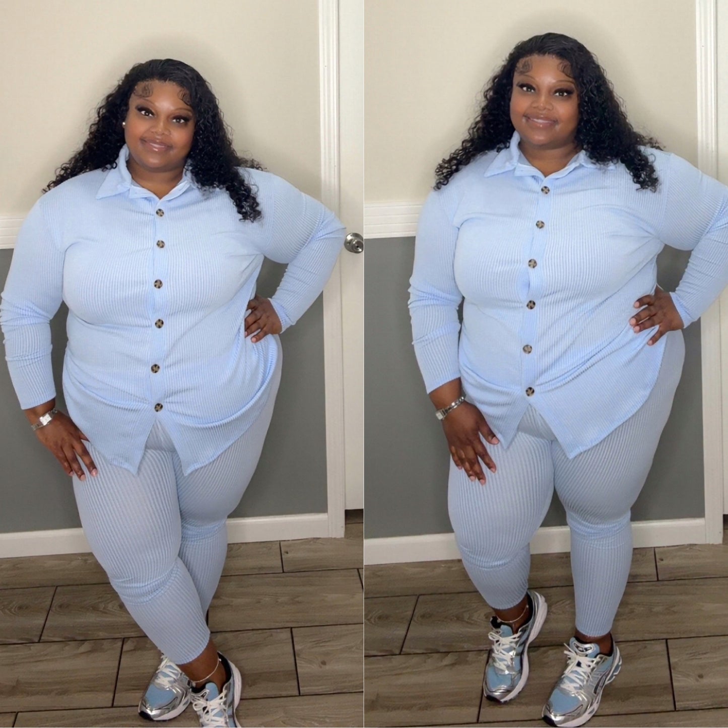 “MILANI” lounge set(sky blue)