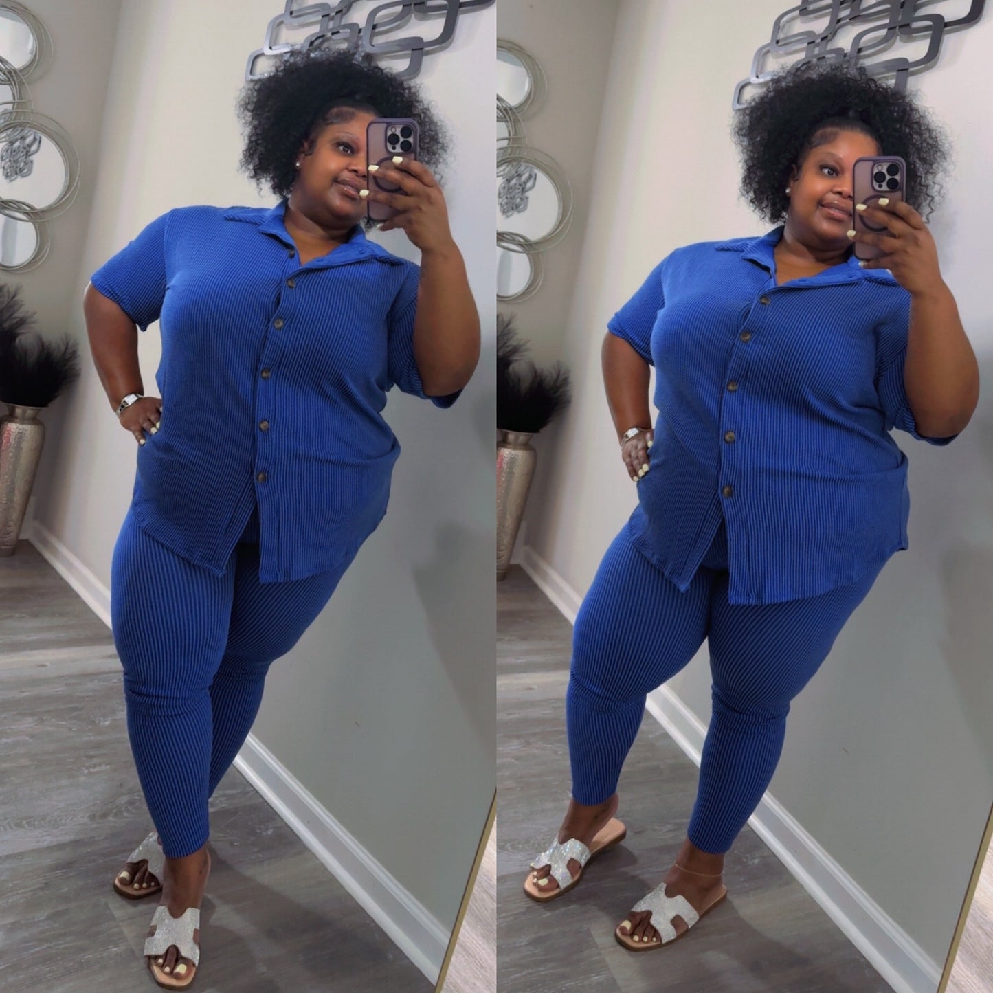 “MILANI” lounge set(royal blue)