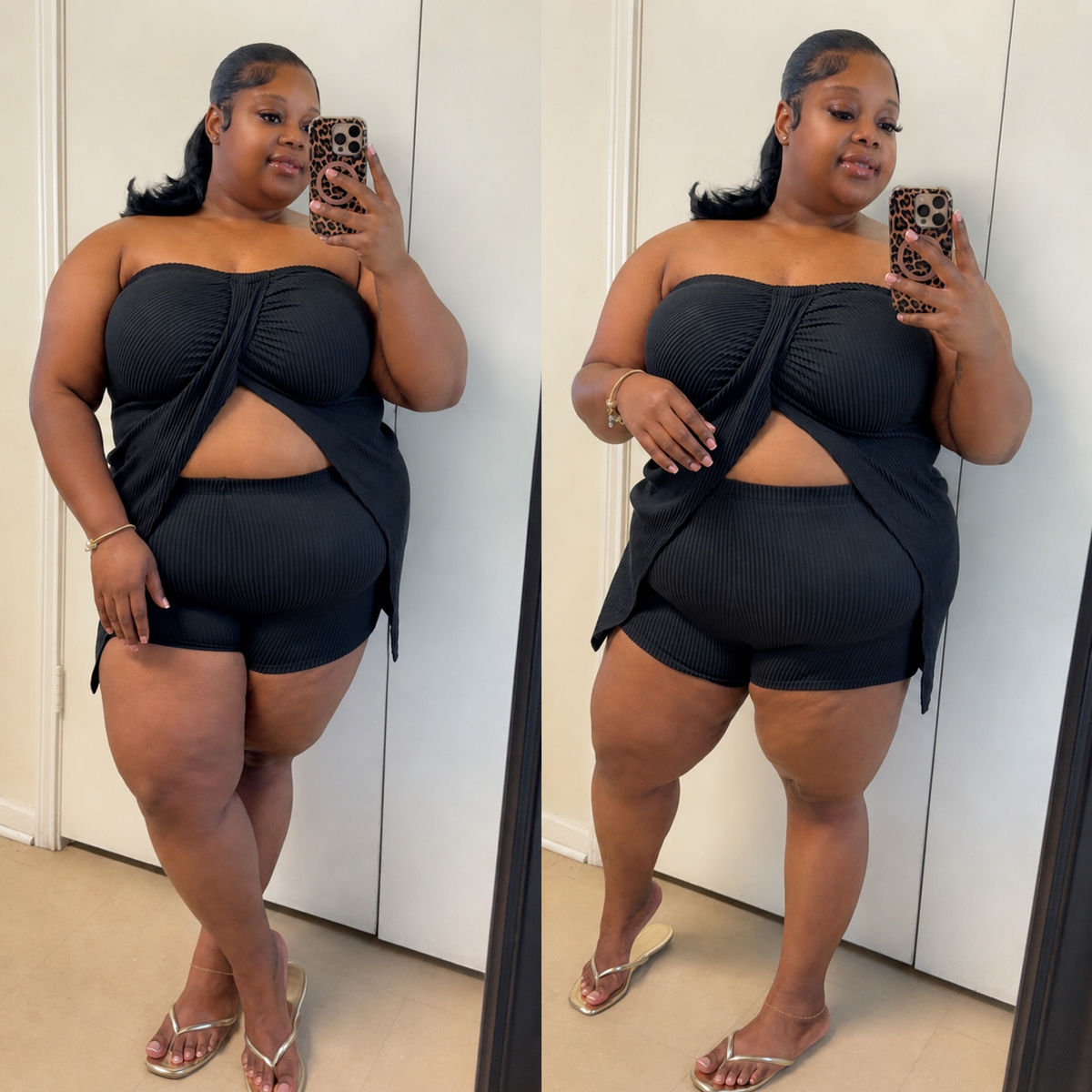 “MISS THANG” short set