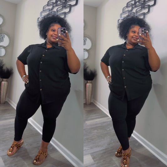 “MILANI” lounge set(black)