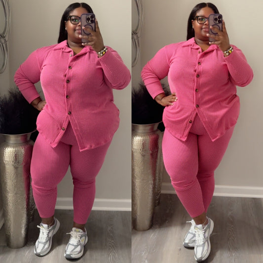 “MILANI” lounge set(pink)