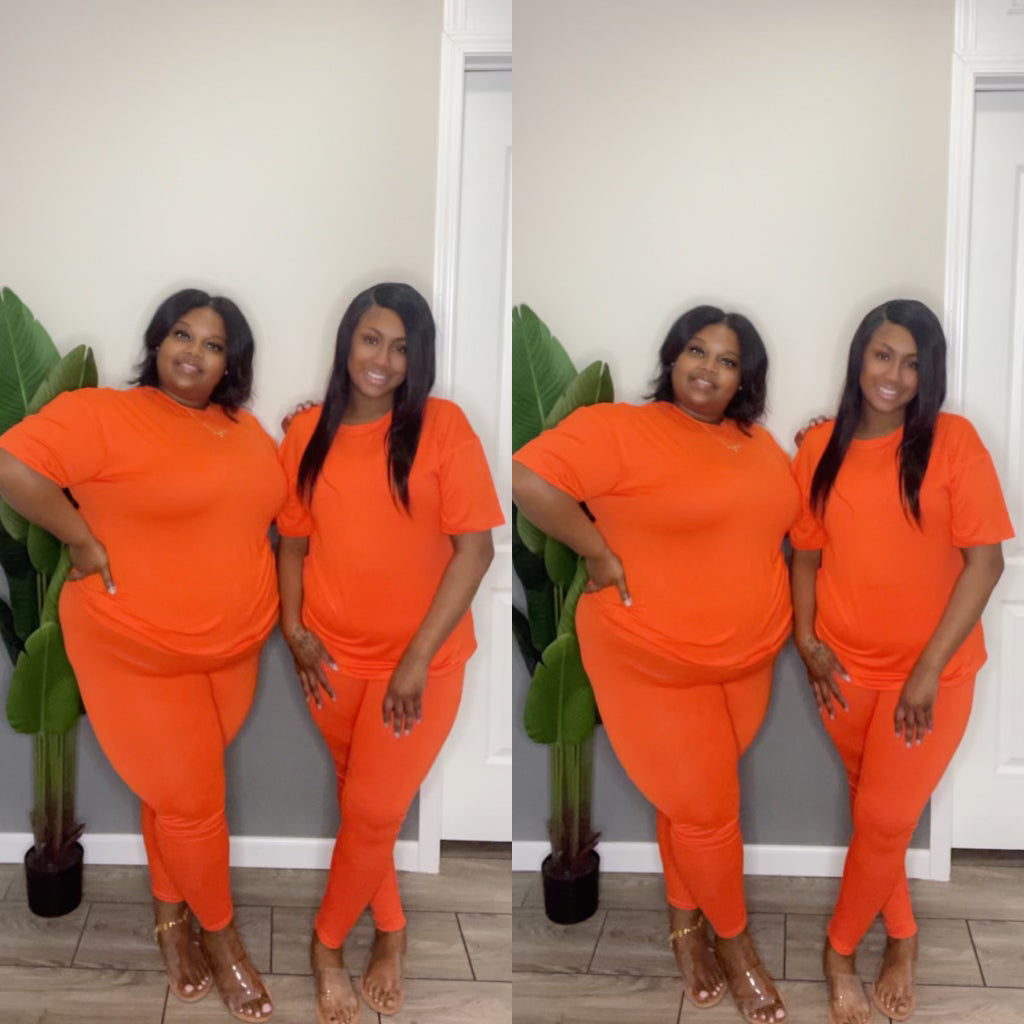 “ARI” legging set(orange)